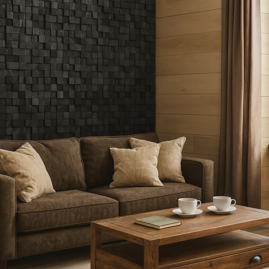 Ebony Oak End Grain Panels