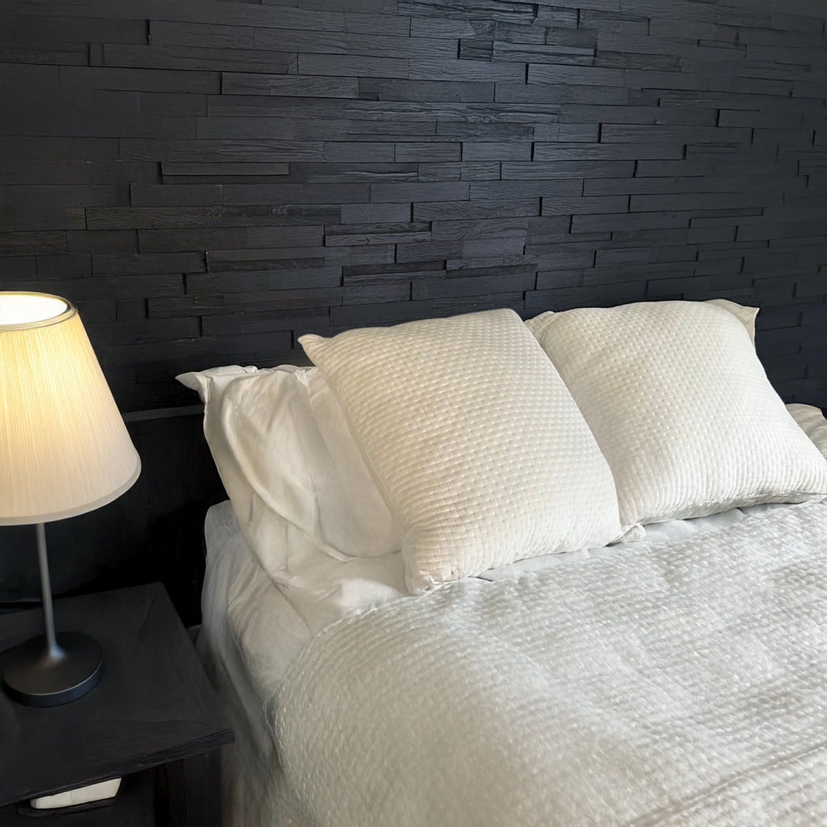 Ebony Oak 3D Block Panels