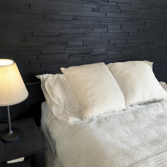 Ebony Oak 3D Block Panels